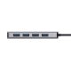 Trust Halyx Aluminium 4-Port USB 3.2 Hub USB 3.2 Gen 1 (3.1 Gen 1) Micro-B Grigio 4