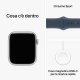 Apple Watch Series 9 GPS + Cellular Cassa 45mm in Alluminio Argento con Cinturino Sport Blu Tempesta - M/L 11
