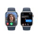 Apple Watch Series 9 GPS + Cellular Cassa 45mm in Alluminio Argento con Cinturino Sport Blu Tempesta - M/L 7