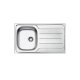 Glem Gas L1G86XS3 lavello Lavello ad incasso Rettangolare Acciaio inox 2