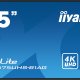 iiyama LH5575UHS-B1AG visualizzatore di messaggi Pannello piatto per segnaletica digitale 138,7 cm (54.6