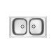 Glem Gas L286X3 lavello Lavello ad incasso Rettangolare Acciaio inox 2