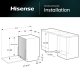 Hisense HV673B60 lavastoviglie A scomparsa totale 16 coperti B 12