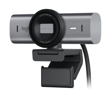 Logitech 960-001530 webcam 8,5 MP 4096 x 2160 Pixel USB 3.2 Gen 1 (3.1 Gen 1) Alluminio, Nero