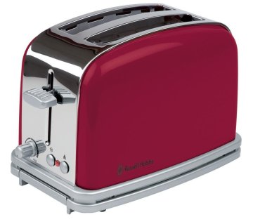 Russell Hobbs DÉCO 2 fetta/e 1100 W Rosso, Acciaio inox