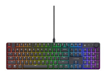 Trust GXT 866 Torix tastiera Gaming USB QWERTY Italiano Nero