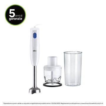 Braun MultiQuick 1 Minipimer MultiQuick MQ10.201M Bianco