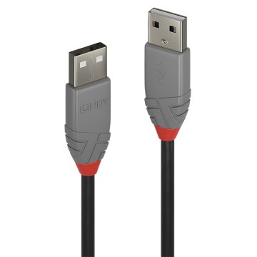 Lindy 36690 cavo USB 0,2 m USB 2.0 USB A Nero