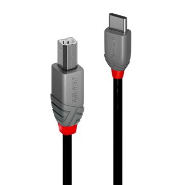 Lindy 36941 cavo USB 1 m USB 2.0 USB C USB B Nero