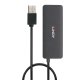 Lindy 42986 hub di interfaccia USB 2.0 480 Mbit/s Nero 3