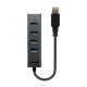 Lindy 43324 hub di interfaccia USB 3.2 Gen 1 (3.1 Gen 1) Type-A 5000 Mbit/s Nero 3