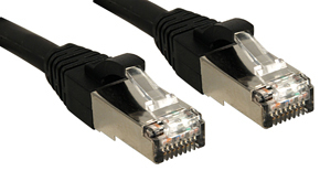 Lindy Cat.6 SSTP / S/FTP PIMF Premium 5.0m cavo di rete Nero 5 m