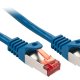 Lindy Cat.6 S/FTP 1m cavo di rete Blu Cat6 S/FTP (S-STP) 2