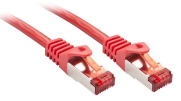 Lindy 1.5m Cat.6 RJ-45 cavo di rete Rosso 1,5 m Cat6 S/FTP (S-STP)