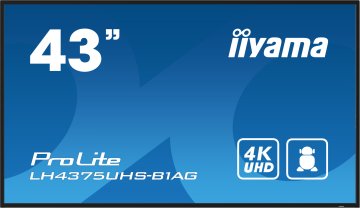 iiyama ProLite Pannello piatto per segnaletica digitale 108 cm (42.5") LCD Wi-Fi 500 cd/m² 4K Ultra HD Nero Processore integrato Android 11 24/7