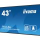 iiyama ProLite Pannello piatto per segnaletica digitale 108 cm (42.5