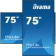 iiyama LH7575UHS-B1AG visualizzatore di messaggi Pannello piatto per segnaletica digitale 190,5 cm (75