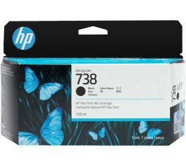 HP INK/HP 738 130-ML BLACK DESIGNJET INK