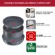 Lagostina 0121646000 Ingenio Mineralis Green, Set 5 pezzi 7