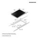 Samsung NZ64B5045GK Piano cottura a induzione 60cm Slim Fit Flex Zone, 4 zone cottura Limitatore di potenza WiFi 5