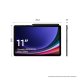 Samsung Galaxy Tab S9 Tablet AI Android 11 Pollici Dynamic AMOLED 2X Wi-Fi RAM 12 GB 256 GB Tablet Android 13 Graphite 3