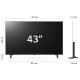 LG QNED 43'' Serie QNED75 43QNED756RA, TV 4K, 3 HDMI, SMART TV 2023 10