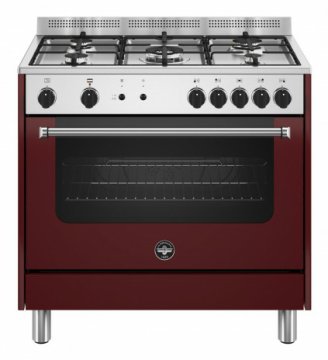 Bertazzoni La Germania Americana AMN965GVIV24 cucina Elettrico/Gas Gas Rosso