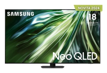 Samsung TV Neo QLED 4K 55" QE55QN90DATXZT Smart TV Wi-Fi Titan Nero 2024, Processore NQ4 AI GEN2, Tecnologia Quantum Matrix, Neo Slim Design, Dolby Atmos