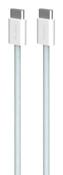 PURO PUCCCFABK415MTLBLUE cavo USB USB 2.0 1,5 m USB C Blu