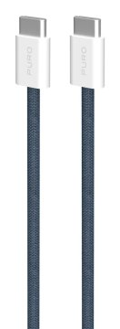 PURO PUCCCFABK415MTDKBLUE cavo USB USB 2.0 1,5 m USB C Blu