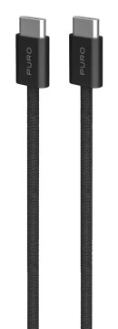 PURO PUCCCFABK415MTBLK cavo USB USB 2.0 1,5 m USB C Nero