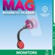 Cellularline Mag Display Supporto da auto Magsafe compatibile con display sporgenti 3