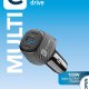 Cellularline Car Multipower Laptop - iPhone, Samsung, Xiaomi, Oppo and other Smartphones and Tablets Caricabatterie da auto 3 porte, 130W Power Delivery 2