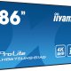 iiyama LH8675UHS-B1AG visualizzatore di messaggi Pannello piatto per segnaletica digitale 2,17 m (85.6