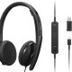 Lenovo 4XD1M45626 cuffia e auricolare Cablato A Padiglione USB tipo-C Nero 2