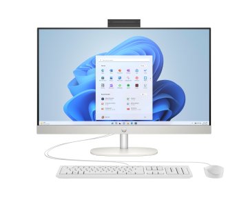 HP 27-cr0024nl Intel® Core™ i5 i5-1335U 68,6 cm (27") 1920 x 1080 Pixel PC All-in-one 8 GB DDR4-SDRAM 512 GB SSD Windows 11 Home Wi-Fi 6 (802.11ax) Bianco