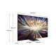 Samsung TV Neo QLED 8K 65” QE65QN800DTXZT Smart TV Wi-Fi Graphite Black 2024, NQ8 AI GEN2 Processor 8K, 8K AI Upscaling, Infinity One Design, Dolby Atmos 4