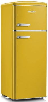 Severin RKG 8936 frigorifero con congelatore Libera installazione 208 L E Giallo