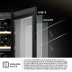 Hisense cantina vini RW3N230GELF libera installazione classe F 108 Bottiglie Doppia Temperatura Vetro Anti UB Connect Life 10
