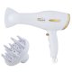 Melchioni Gold Style asciuga capelli 2200 W Bianco 2