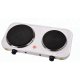 Melchioni Cook 2 Bianco Superficie piana 47 cm Piastra sigillata 2 Fornello(i) 2