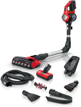 Bosch BCS711PET Scopa elettrica ricaricabile Unlimited 7 ProAnimal Rosso