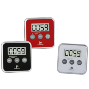 Lowell JT-5412B timer da cucina Timer da cucina digitale Bianco