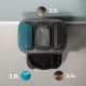 Cecotec Conga 11090 Spin Revolution Home&Wash 2 L Senza sacchetto Nero 11