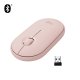 Logitech Pebble, mouse wireless con Bluetooth o ricevitore da 2,4 GHz, mouse per computer con clic silenzioso per laptop, notebook, iPad, PC e Mac. Rosa 2