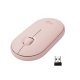 Logitech Pebble, mouse wireless con Bluetooth o ricevitore da 2,4 GHz, mouse per computer con clic silenzioso per laptop, notebook, iPad, PC e Mac. Rosa 15