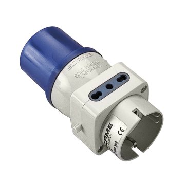 Poly Pool PP0642X adattatore per presa di corrente Tipo L (IT) Tipo L (IT) + Tipo F Blu, Grigio