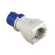 Poly Pool PP0648X adattatore per presa di corrente Tipo L (IT) Tipo L (IT) + Tipo F Blu, Grigio 2