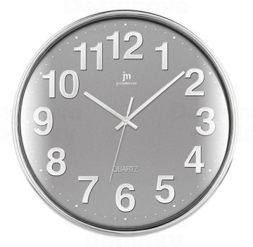 Lowell Justaminute 00816 Orologio al quarzo Cerchio Cromo, Grigio