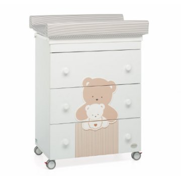 Foppapedretti Sweetfamily fasciatoio Legno Bianco